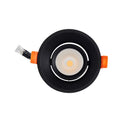 LÁMPARA DE TECHO SPOT LED RECESADO DIRIGIBLE 9W, EMITE 900LM ,TONALIDAD DE LUZ 3000K, 110/277V, 50-60HZ.