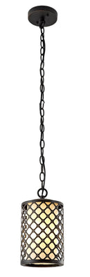 LÁMPARA DECORATIVA DE EXTERIOR COLGANTE 1XE27-60W.