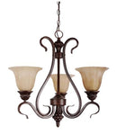 LÁMPARA DE TECHO ( COLGANTE ) 3 X E27-60W MAX ( NO INCLUIDOS )  DIMENSIONES D-560 H-560MM ,