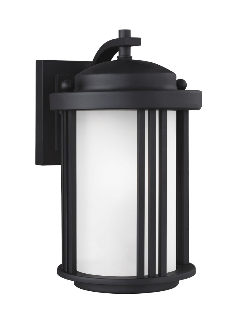 Generation Lighting. - 8547901-12 - One Light Outdoor Wall Lantern - Crowell - Black