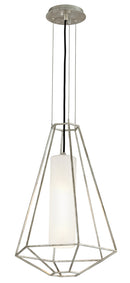 Troy Lighting - F5253 - One Light Pendant - Silhouette - Silver Leaf