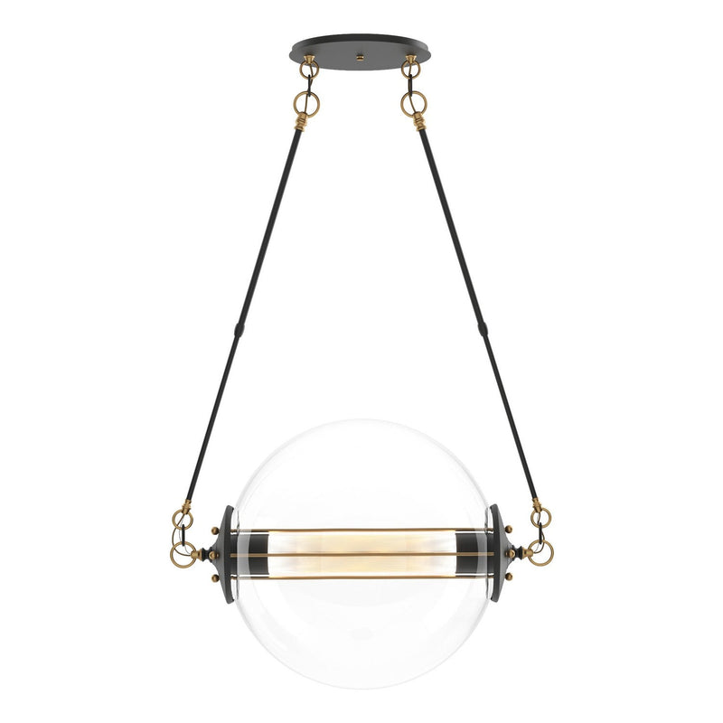 Hubbardton Forge - 134405-SKT-STND-31-ZK0219 - Two Light Pendant - Otto - Black with Brass Accents