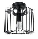 LÁMPARA DE TECHO 1XE27-40W (NO INCLUIDO) 110-240V/50-60HZ, ACABADO NEGRO MATTE.