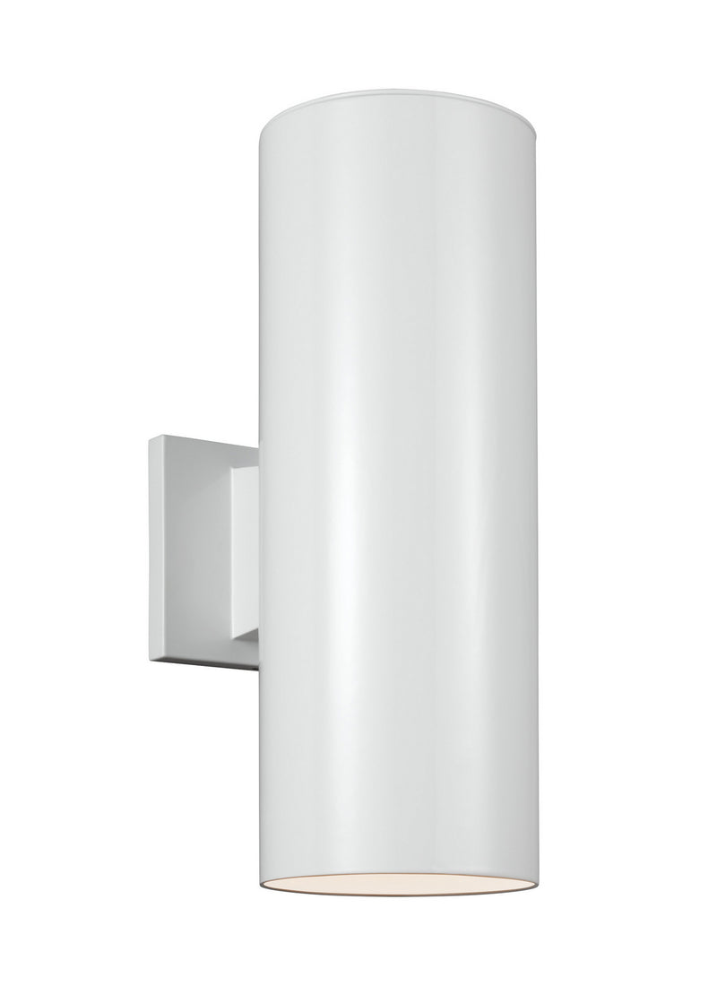 Visual Comfort Studio - 8313802EN3-15 - Two Light Outdoor Wall Lantern - Outdoor Cylinders - White