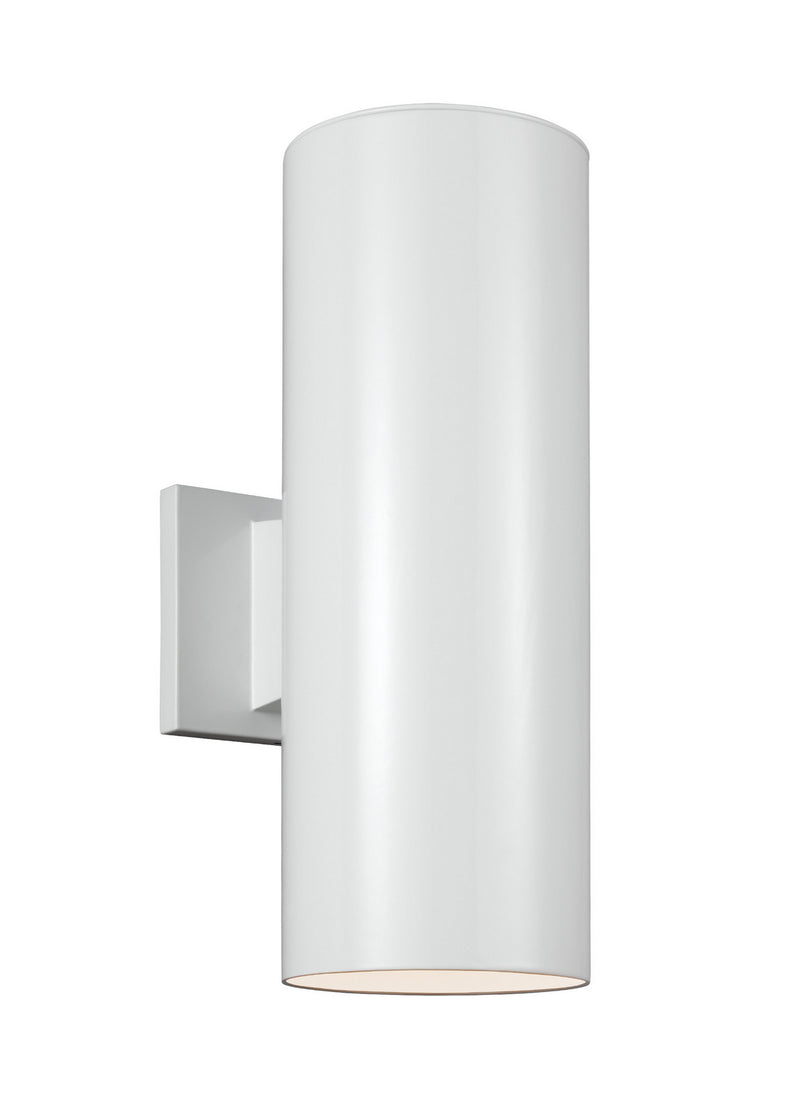 Visual Comfort Studio - 8313902EN3-15 - Two Light Outdoor Wall Lantern - Outdoor Cylinders - White