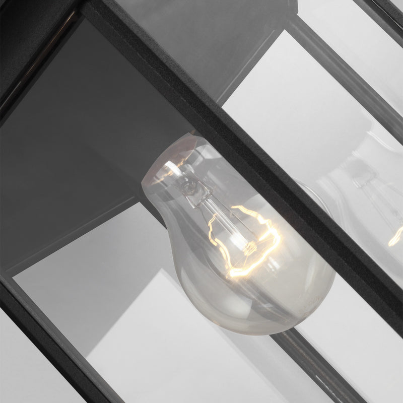 Generation Lighting. - 8438701-12 - One Light Outdoor Wall Lantern - Sevier - Black