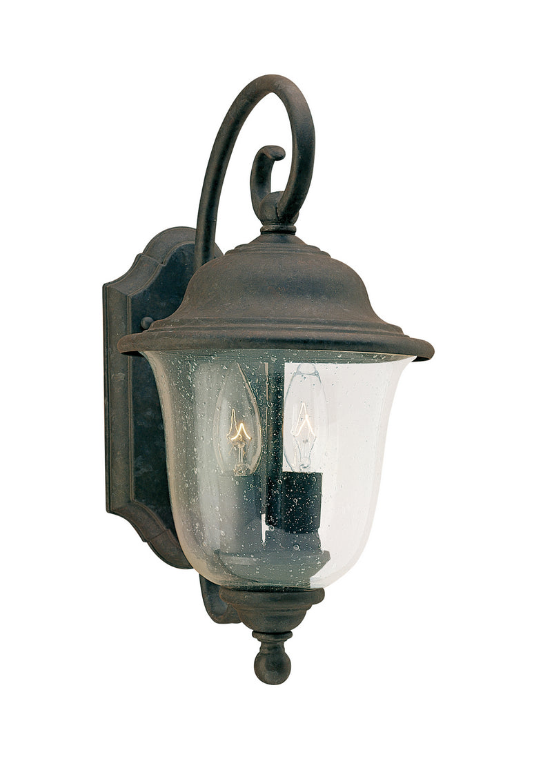 Generation Lighting. - 8459EN-46 - Two Light Outdoor Wall Lantern - Trafalgar - Oxidized Bronze