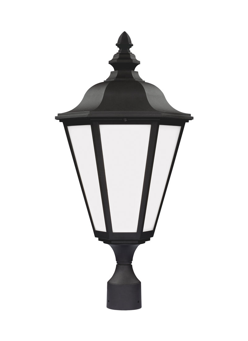 Generation Lighting. - 89025-12 - One Light Outdoor Post Lantern - Brentwood - Black