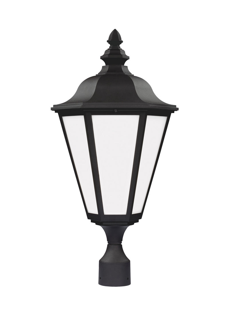 Generation Lighting. - 89025EN3-12 - One Light Outdoor Post Lantern - Brentwood - Black