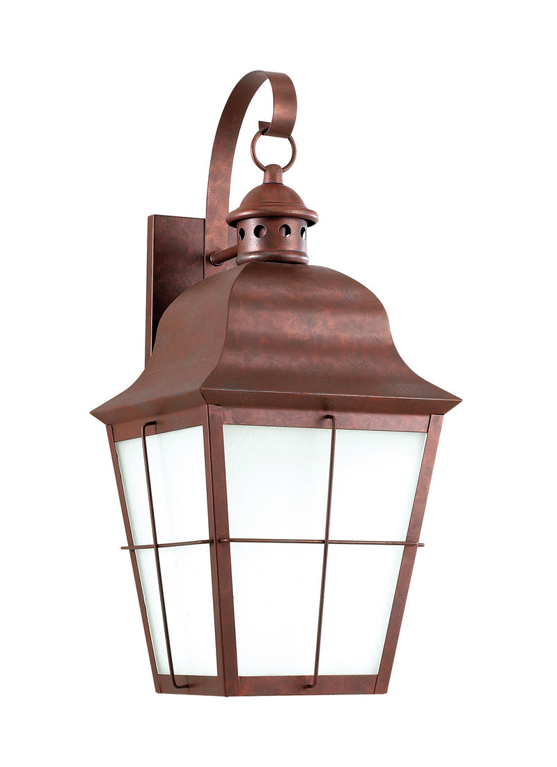 Generation Lighting. - 8463DEN3-44 - One Light Outdoor Wall Lantern - Chatham - Weathered Copper