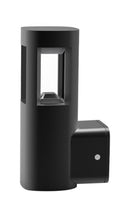 LAMPARA DE PARED EXTERIOR LED COLOR NEGRO CHIP INTEGRADO 4W 400LM 3000K