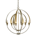Hubbardton Forge - 104205-SKT-84 - Eight Light Chandelier - Cirque - Soft Gold
