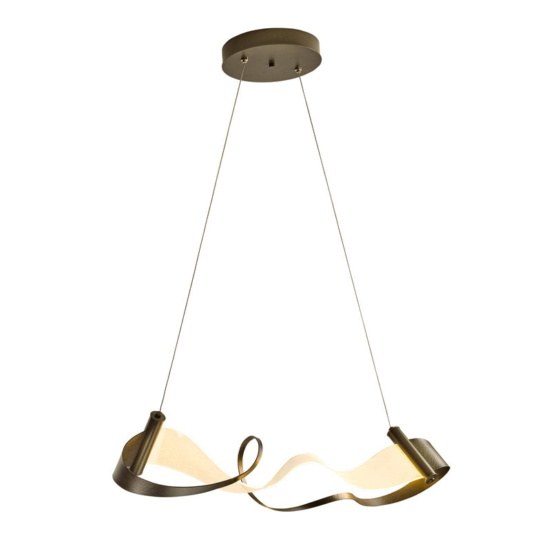 Hubbardton Forge - 139833-LED-STND-07 - LED Pendant - Zephyr - Dark Smoke