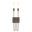 Hubbardton Forge - 203053-SKT-05 - Two Light Wall Sconce - Lisse - Bronze
