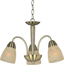 LÁMPÁRA DE TECHO COLGANTE DECORATIVA 3XE27-40W (NO INCLUIDO) 110-240V VIDRIO MURANO.