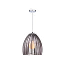 LÁMPARA DE TECHO COLGANTE 1XE27-40W EN ACRILICO SMOKE.