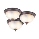 LÁMPARA DE TECHO TIPO PLAFON TRIPACK 2XE27-40W (NO INCLUIDO) 110-240V/50-60HZ.