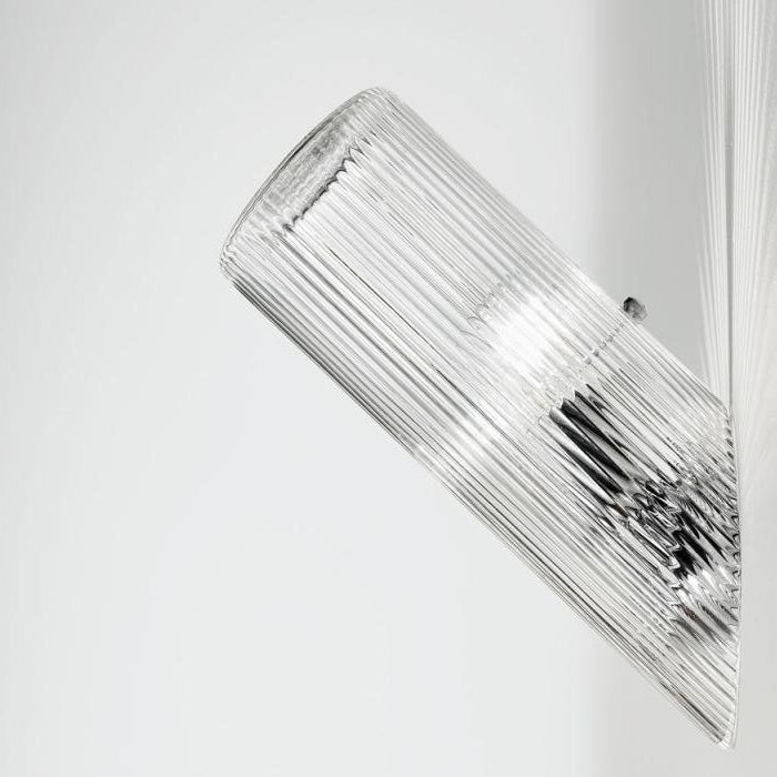 APLIQUE DE PARED MARCA SYLCOM ITALIA, CRISTAL MURANO