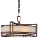 Metropolitan - N6963-1-267B - Three Light Pendant - Underscore - Cimmaron Bronze