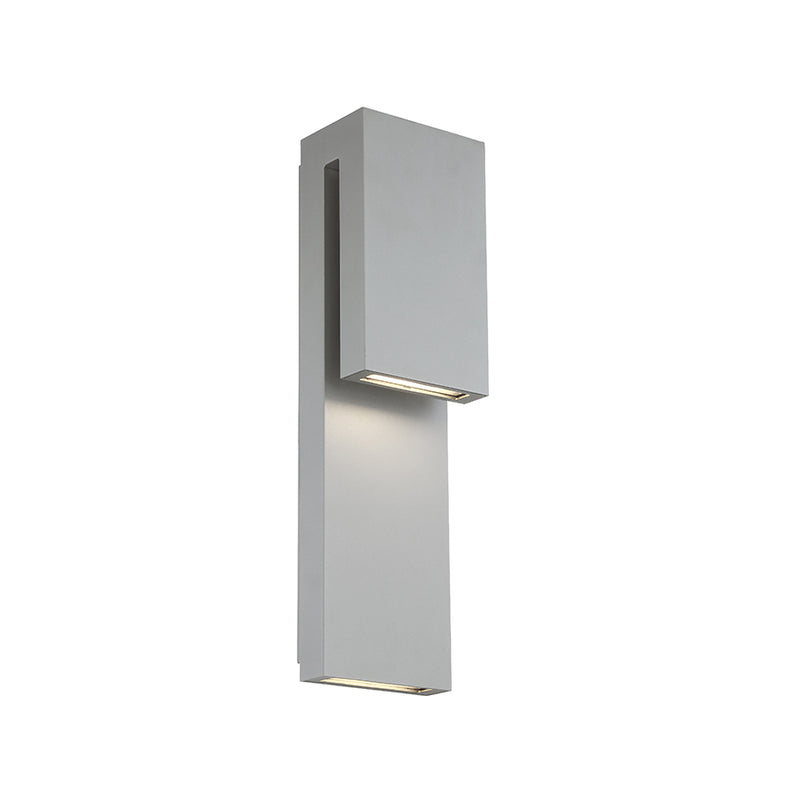 Modern Forms - WS-W13718-GH - LED Outdoor Wall Sconce - Double Down - Graphite