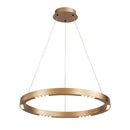 LÁMPARA DE TECHO COLGANTE LED 24W (4*6*1W) TONALIDAD DE 3000K, 110-240V/50-60HZ ACABADO COFFEE.