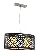 LÁMPARA DE TECHO COLGANTE DECORATIVA 2XE27-60W (NO INCLUIDO).