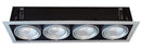 LÁMPARA TIPO SPOT  DE TECHO EMPOTRABLE PARA 4 FOCOS