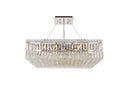 Elegant Lighting - V2032D28C/RC - 12 Light Chandelier - Maxime - Chrome