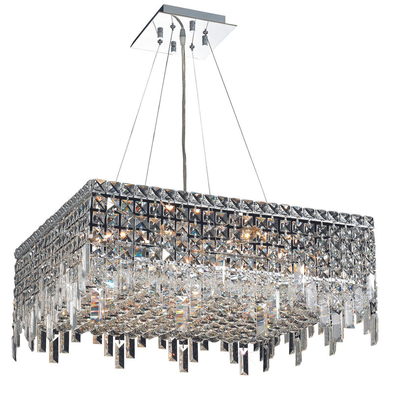 Elegant Lighting - V2033D24C/RC - 12 Light Chandelier - Maxime - Chrome