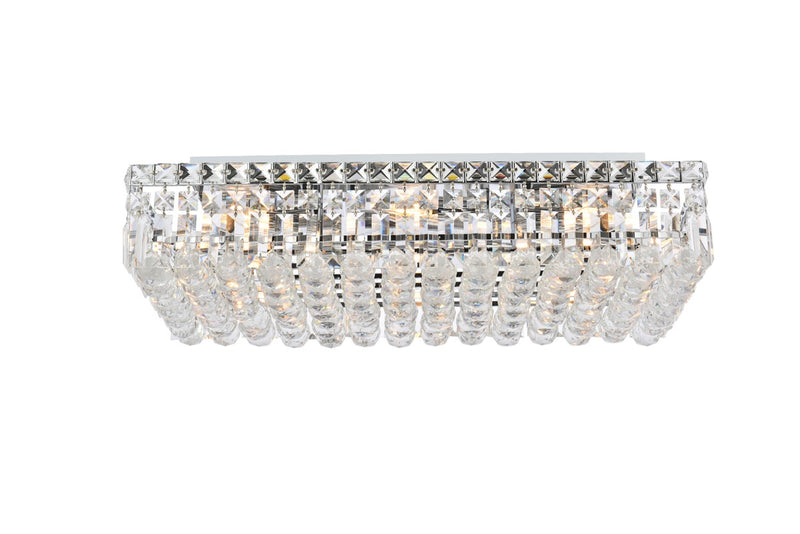 Elegant Lighting - V2034F24C/RC - Six Light Flush Mount - Maxime - Chrome