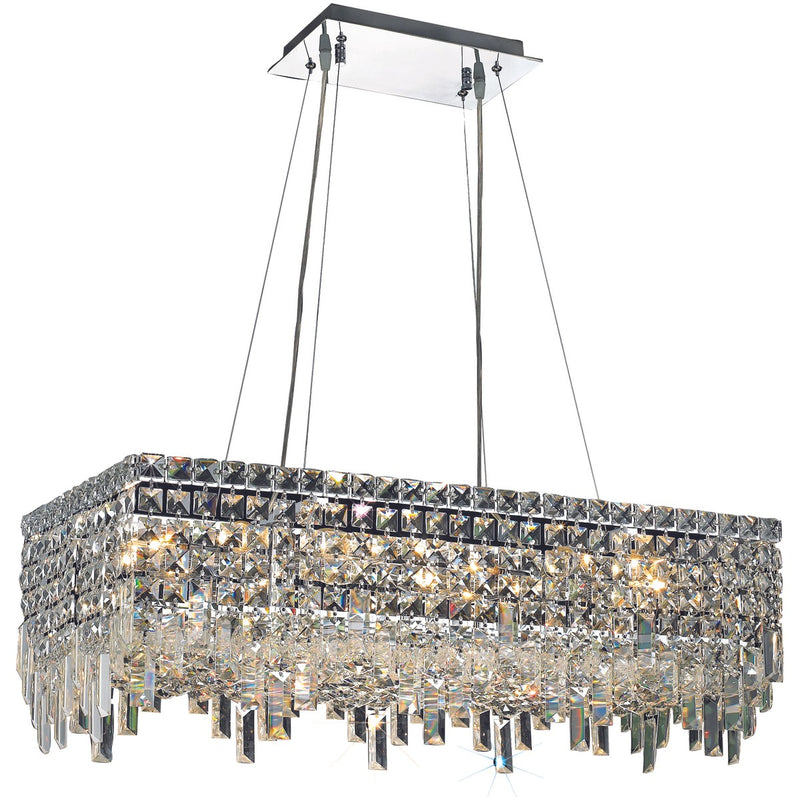 Elegant Lighting - V2035D28C/RC - 16 Light Chandelier - Maxime - Chrome