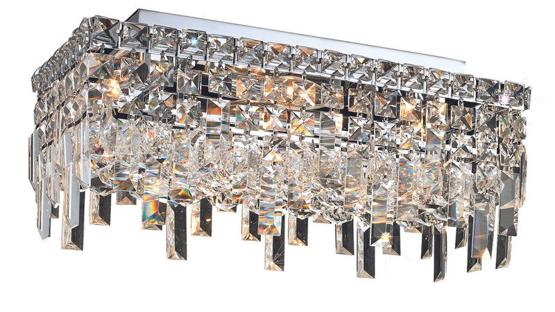 Elegant Lighting - V2035F16C/RC - Four Light Flush Mount - Maxime - Chrome