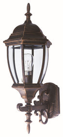 LÁMPARA DE PARED PARA EXTERIORES ACABADO  BRONCE 1XE27-100W.