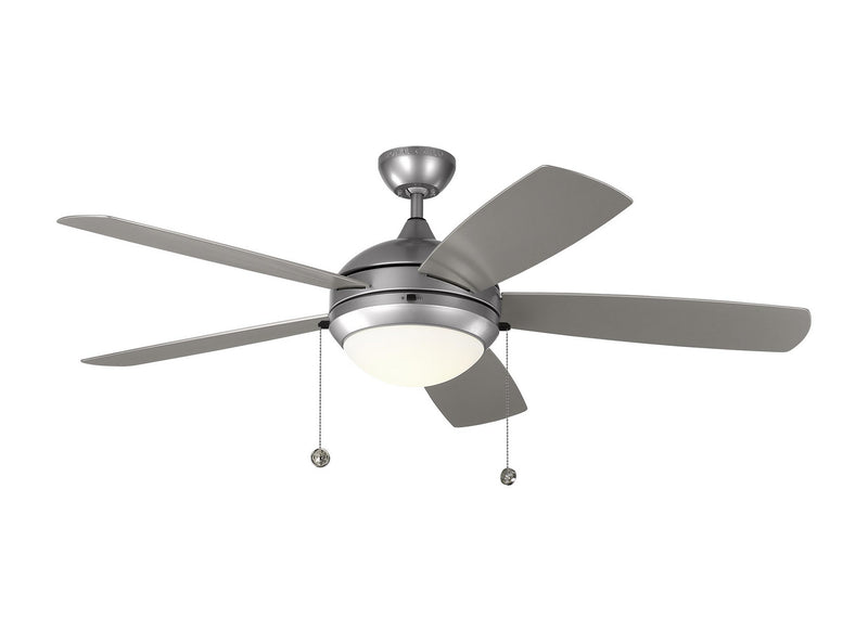 Generation Lighting. - 5DIW52PBSD - 52"Ceiling Fan - Discus - Painted Brushed Steel
