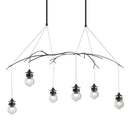 Hubbardton Forge - 136560-SKT-STND-10-ZM0565 - Six Light Pendant - Kiwi - Black