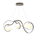 Hubbardton Forge - 137835-SKT-STND-07-GG0548 - Three Light Pendant - Karma - Dark Smoke