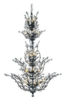 Elegant Lighting - V2011G54DB/RC - 25 Light Chandelier - Orchid - Dark Bronze