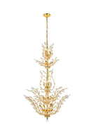 Elegant Lighting - V2011G54G/RC - 25 Light Chandelier - Orchid - Gold
