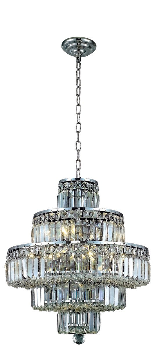 Elegant Lighting - V2038D20C/RC - 13 Light Chandelier - Maxime - Chrome