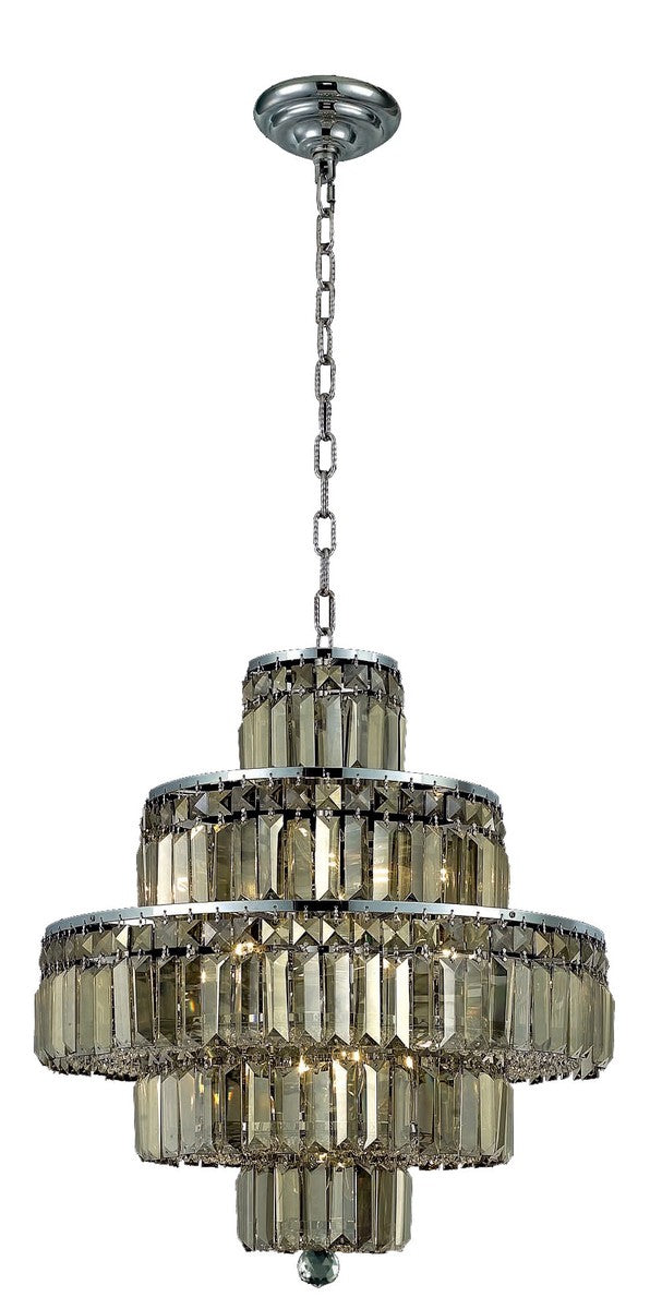 Elegant Lighting - V2038D20C-GT/RC - 13 Light Chandelier - Maxime - Chrome