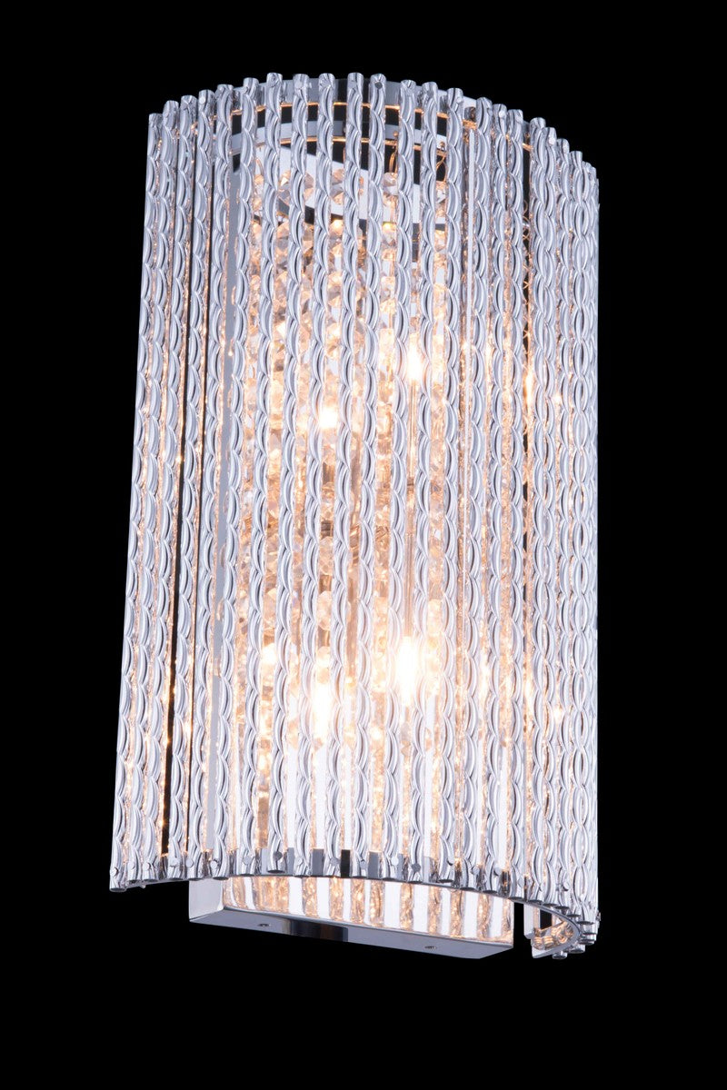 Elegant Lighting - V2092W7C/RC - Two Light Wall Sconce - Influx - Chrome