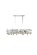 Elegant Lighting - V2100G44C/RC - Eight Light Pendant - Picasso - Chrome