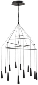 George Kovacs - P1412-066-L - LED Pendant - Ganbare - Coal