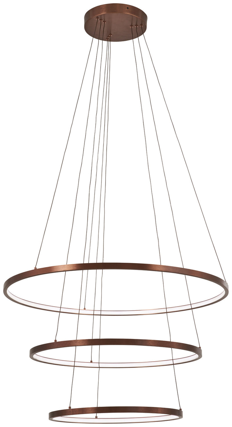 George Kovacs - P8163-670-L - LED Pendant - Full Orbit - Satin Bronze