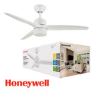 Abanico De Techo Butler 52" Con Luz Led De 15w Cct: 30k,40k,60k Dimeable 6 Velocidades Control Remoto 110-240v.
