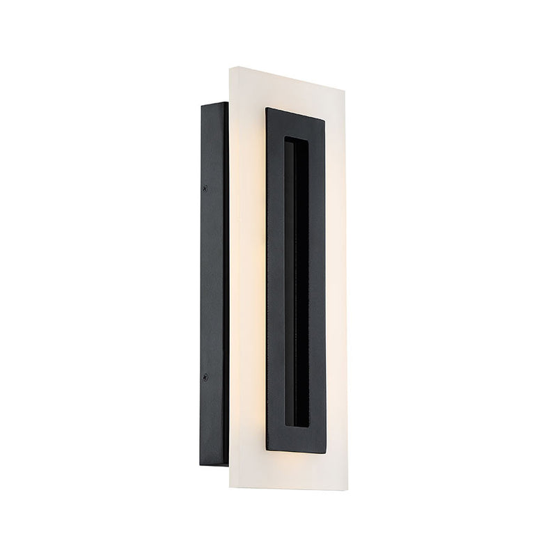 Modern Forms - WS-W46817-BK - LED Outdoor Wall Sconce - Shadow - Black