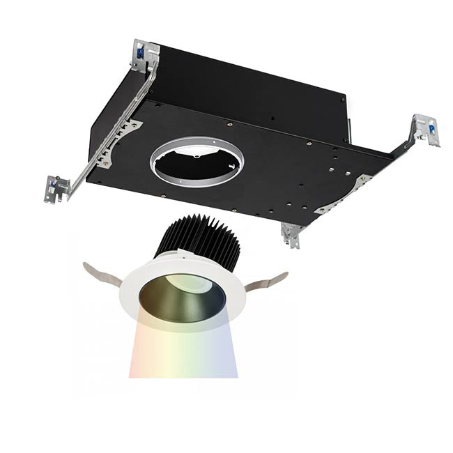 W.A.C. Lighting - R3ARWT-A835-BKWT - LED Trim - Aether - Black/White