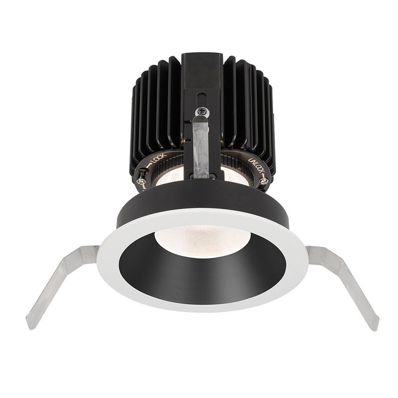 W.A.C. Lighting - R4RD1T-F827-BKWT - LED Trim - Volta - Black/White