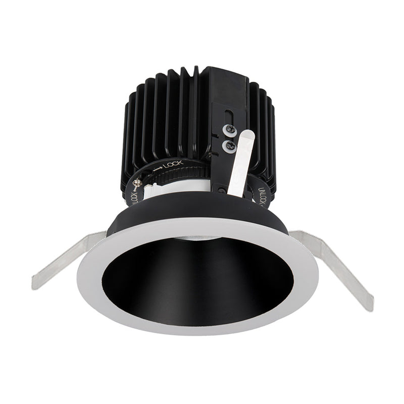 W.A.C. Lighting - R4RD2T-F840-BKWT - LED Trim - Volta - Black/White