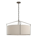 Hubbardton Forge - 104255-SKT-07-SA2899 - Four Light Pendant - Bow - Dark Smoke